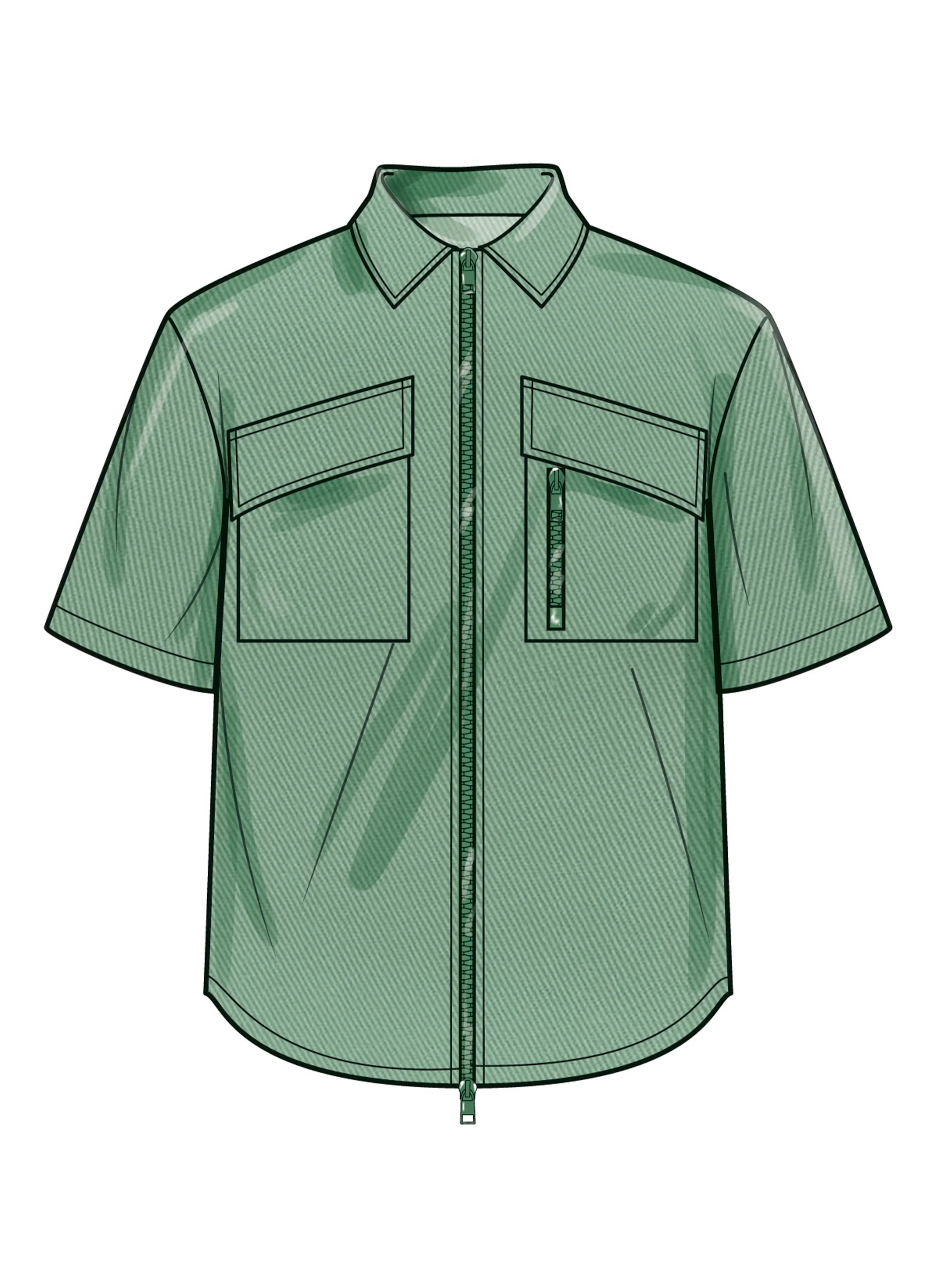 Simplicity Men's Shirts, Shorts and Trousers S3110 - Image 6