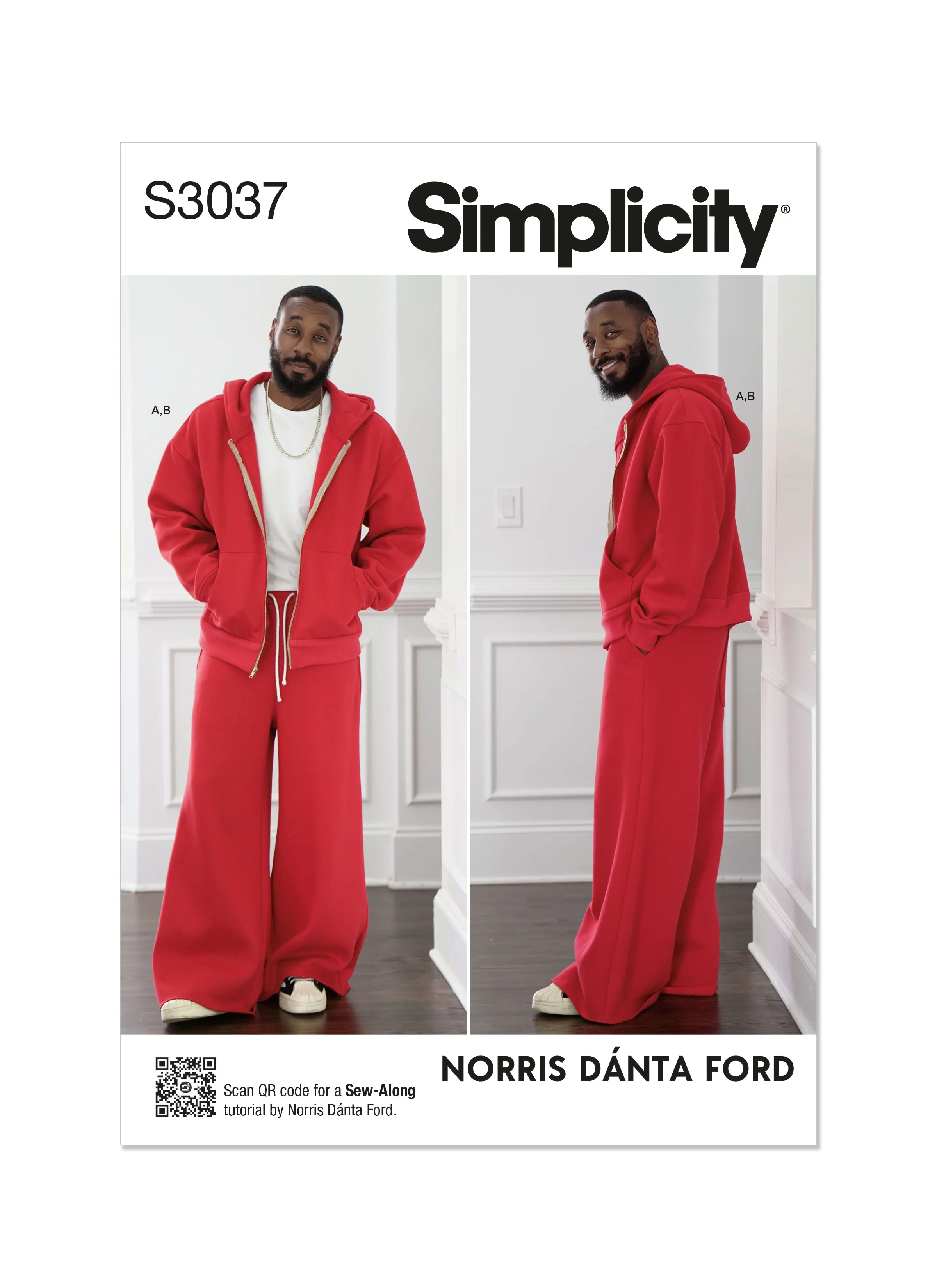 Simplicity Men's Sweatshirt & Trousers S3037 - Image 2