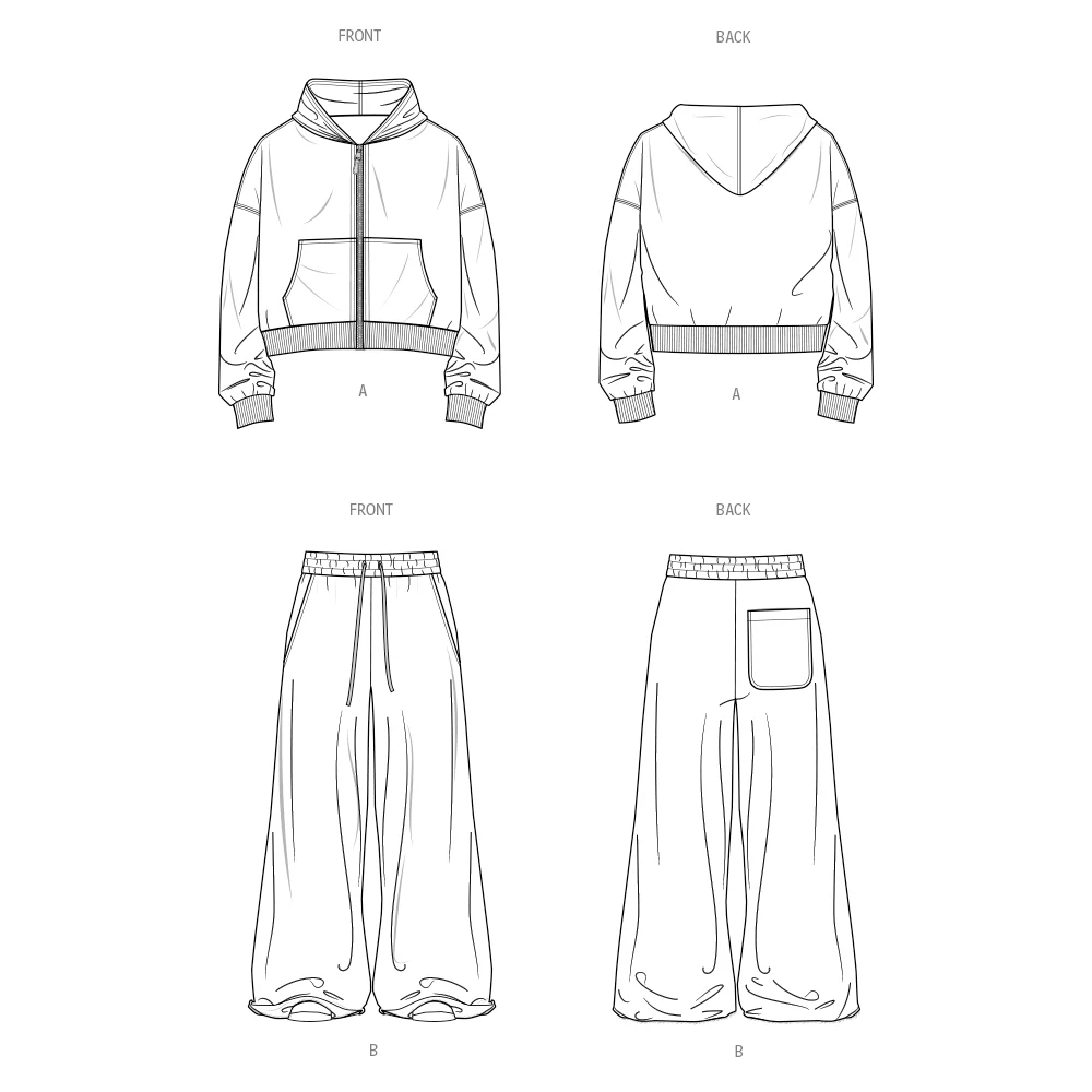 Simplicity Men's Sweatshirt & Trousers S3037 - Image 9