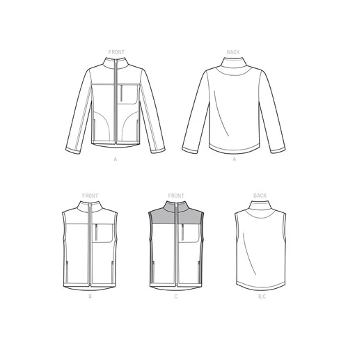 Simplicity Men's Vest and Jacket S9191 - Image 6