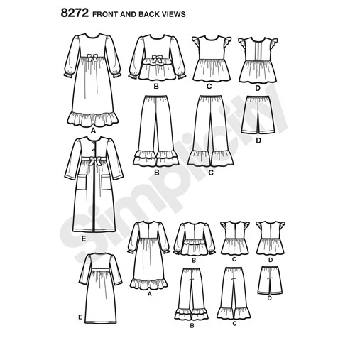 Simplicity Nightwear and Robe S8272 - Image 7