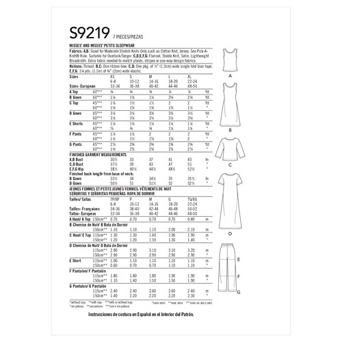 Simplicity Nightwear S9219 - Image 3