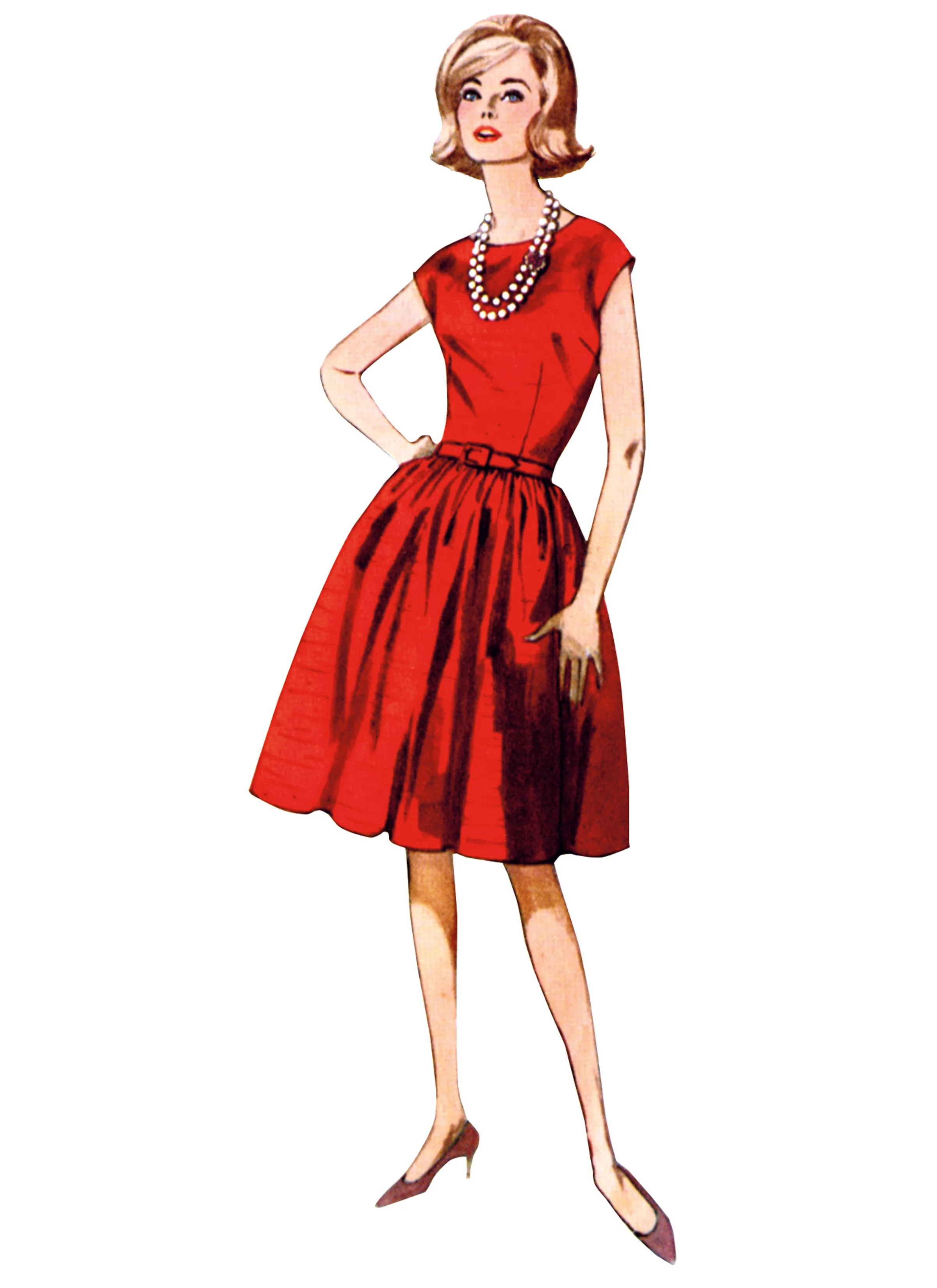 Simplicity One Piece Jiffy Dress S3153 - Image 3