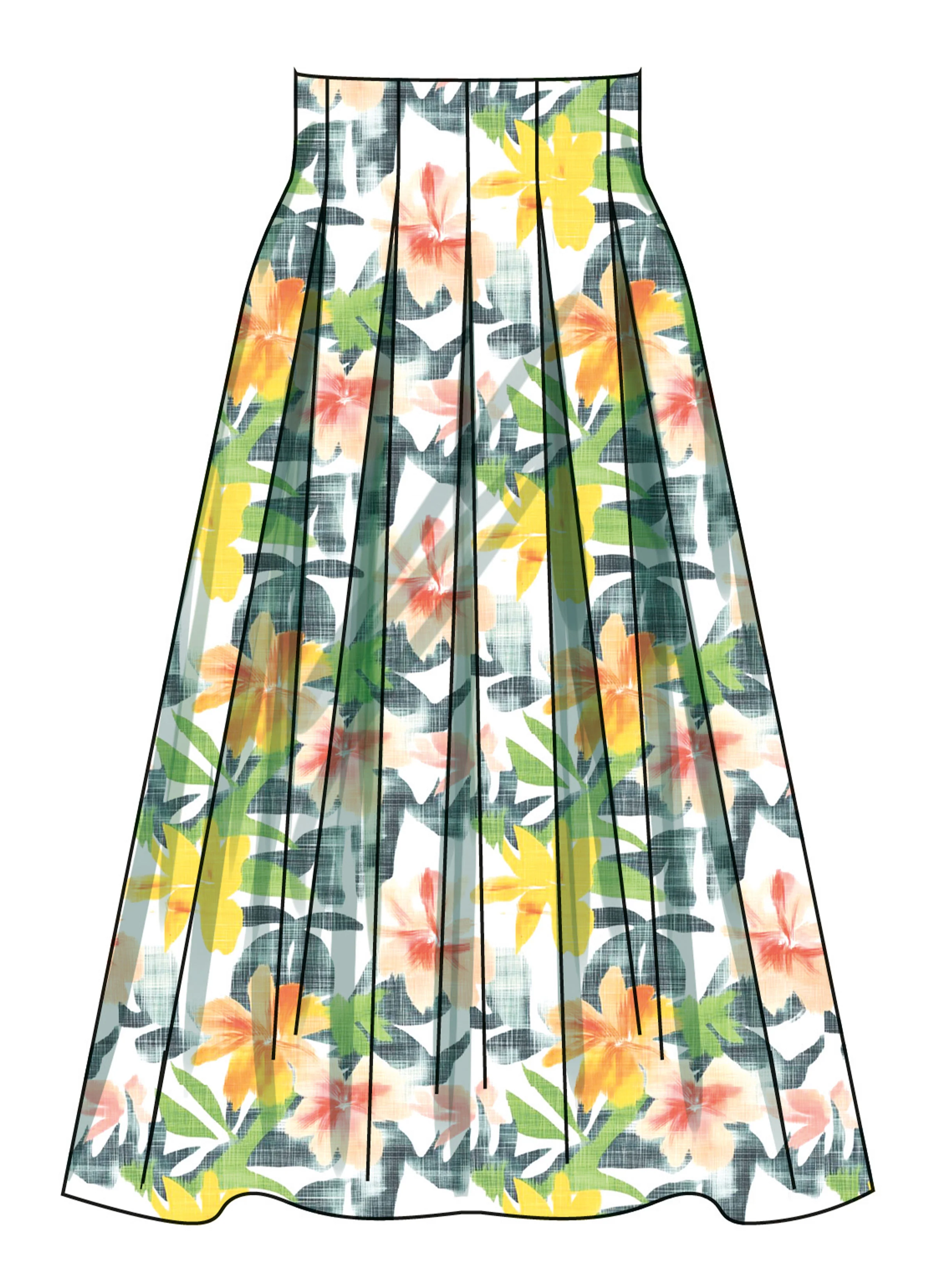 Simplicity Pleated Skirt and Belt S3139 - Image 3