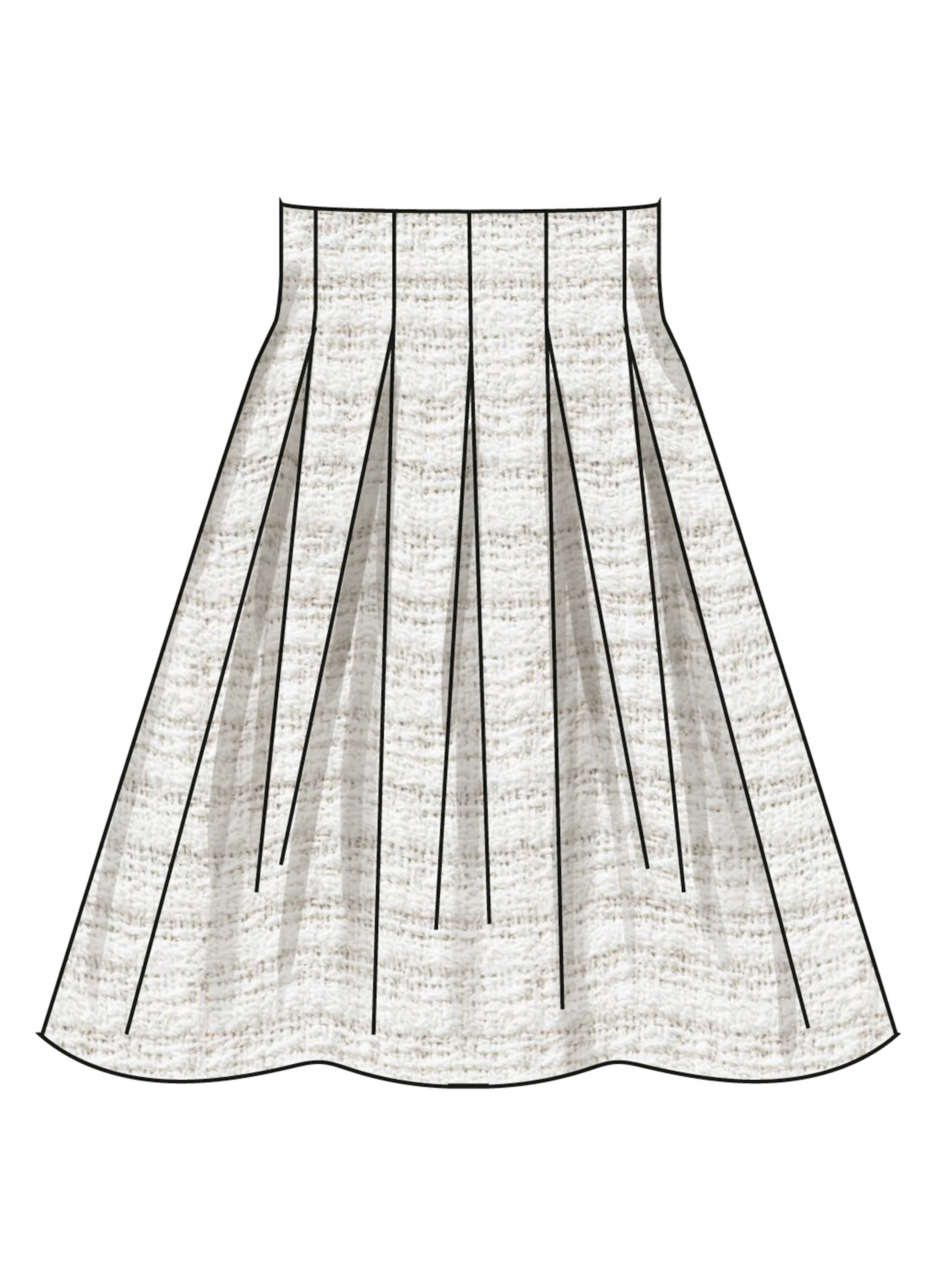 Simplicity Pleated Skirt and Belt S3139 - Image 5