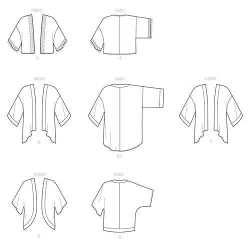 Simplicity Robe or Jacket S9124 - Image 3