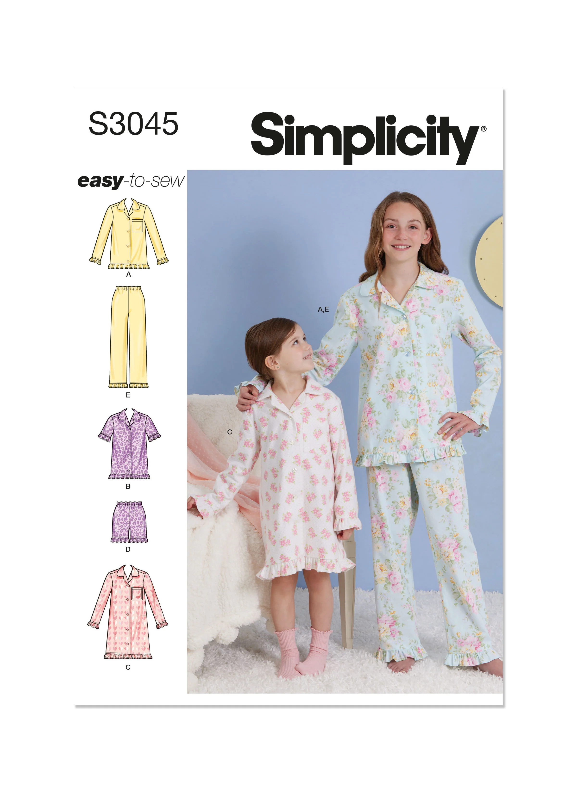 Simplicity Child/Teen Nightwear S3045 - Image 15