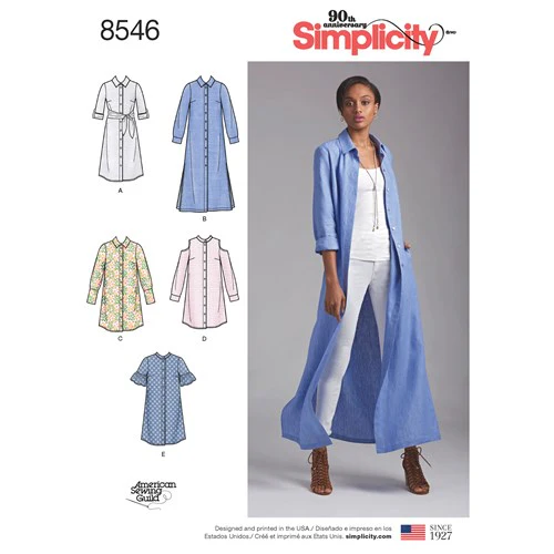 Simplicity Shirt Dress S8546 - Image 2
