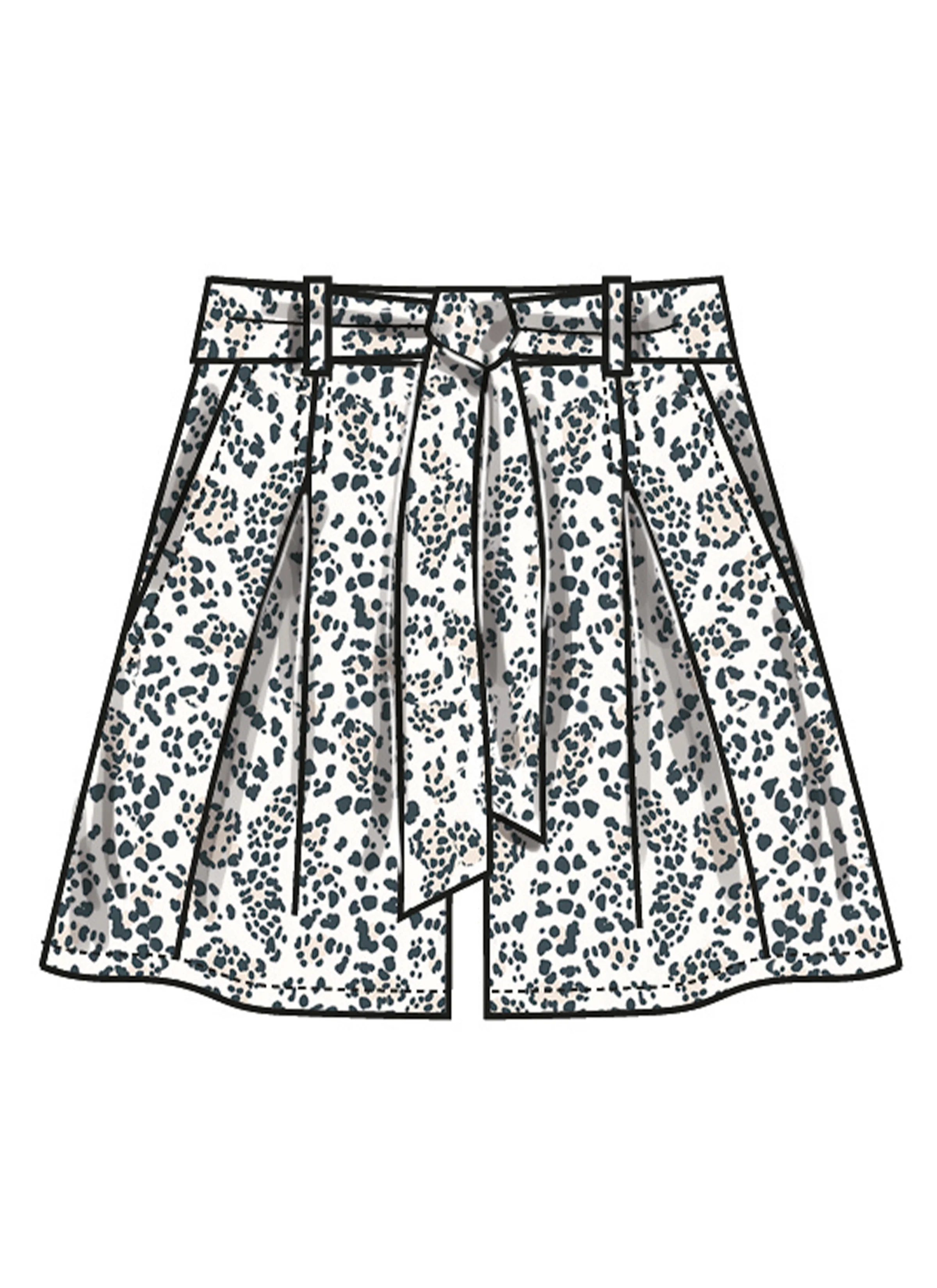 Simplicity Shorts and Trousers with Tie Belt S3106 - Image 5