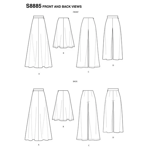 Simplicity Skirt and Trousers S8885 - Image 4