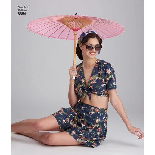 Simplicity Skirt, Shorts and Top S8654 - Image 4