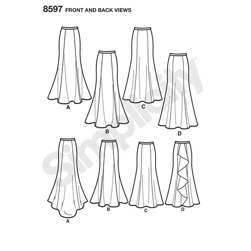 Simplicity Skirts S8597 - Image 8