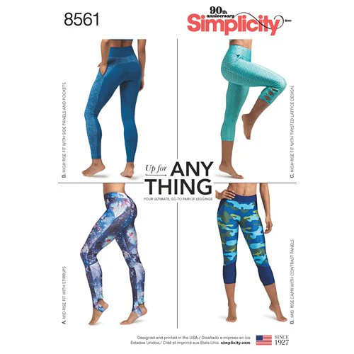 Simplicity Sport Leggings S8561 - Image 2