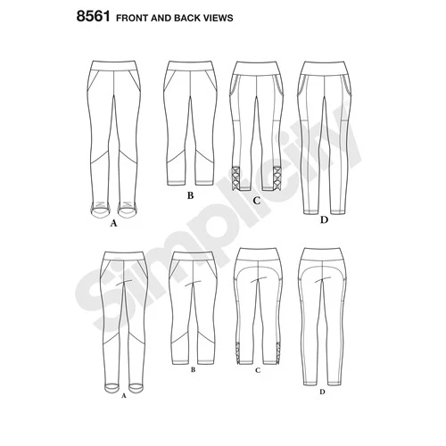 Simplicity Sport Leggings S8561 - Image 9