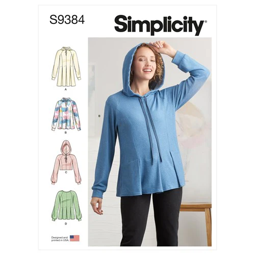 Simplicity Sweatshirt and Hoodie S9384 - Image 2