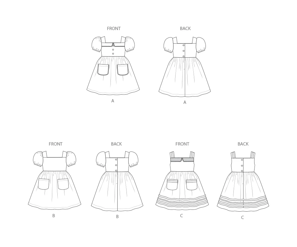 Simplicity Toddlers' Dresses S3080 - Image 7