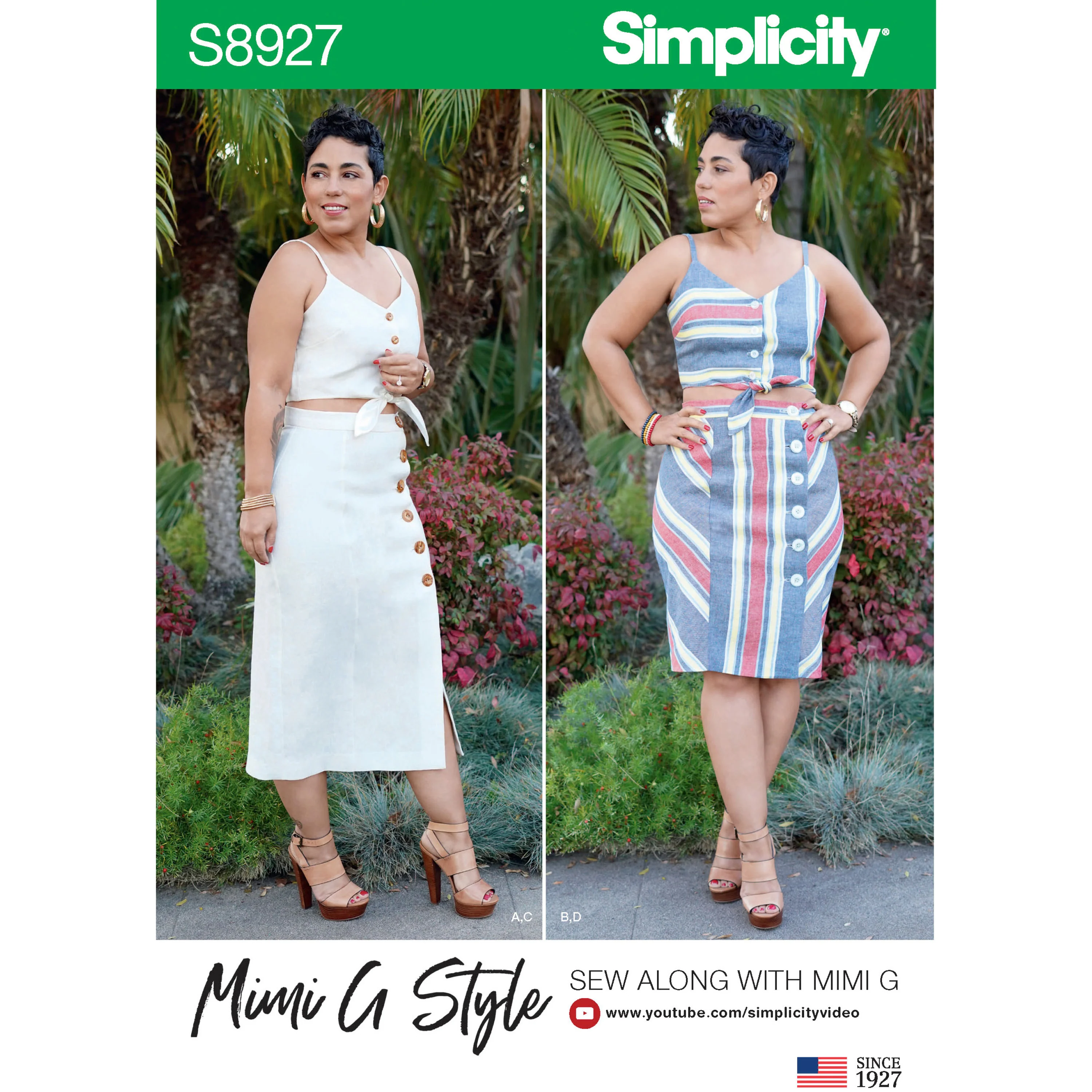 Simplicity Top and Skirt S8927 - Image 2
