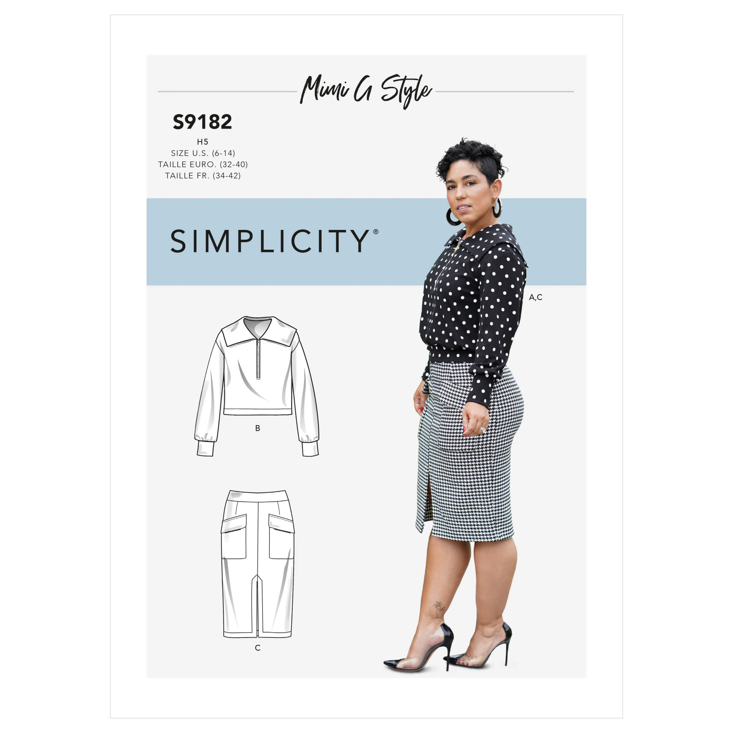 Simplicity Top and Skirt S9182 - Image 2