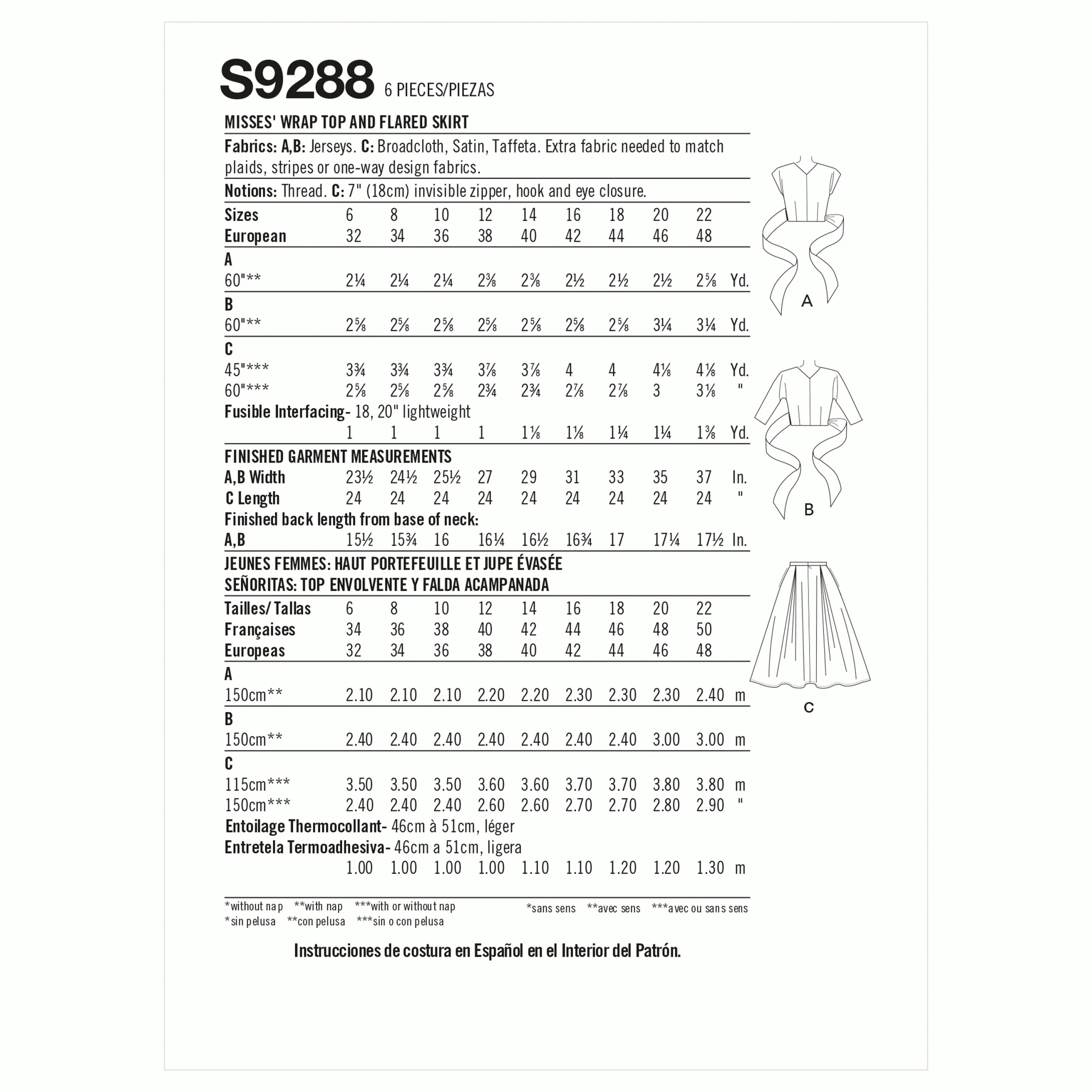 Simplicity Top and Skirt S9288 - Image 5