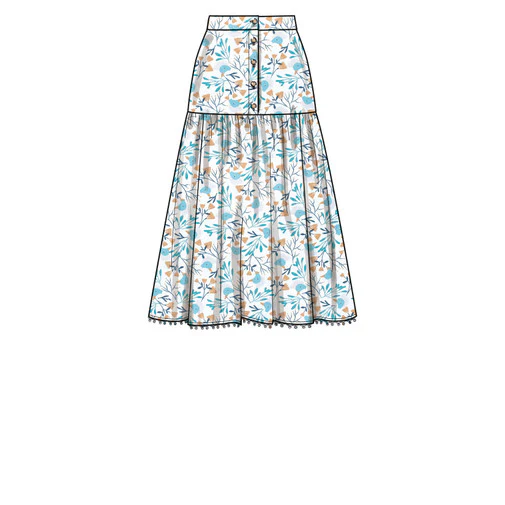 Simplicity Top and Skirt S9613 - Image 7