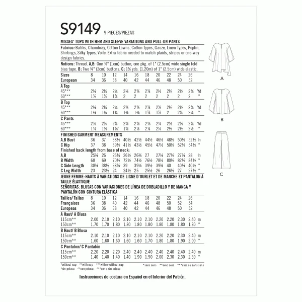 Simplicity Top and Trousers S9149 - Image 5