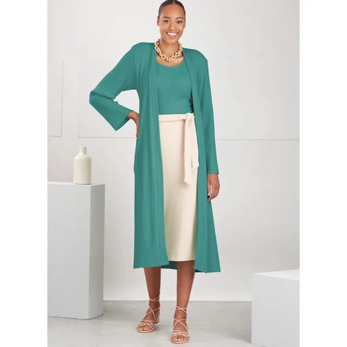 Simplicity Top, Cardigan and Skirt S9716 - Image 3