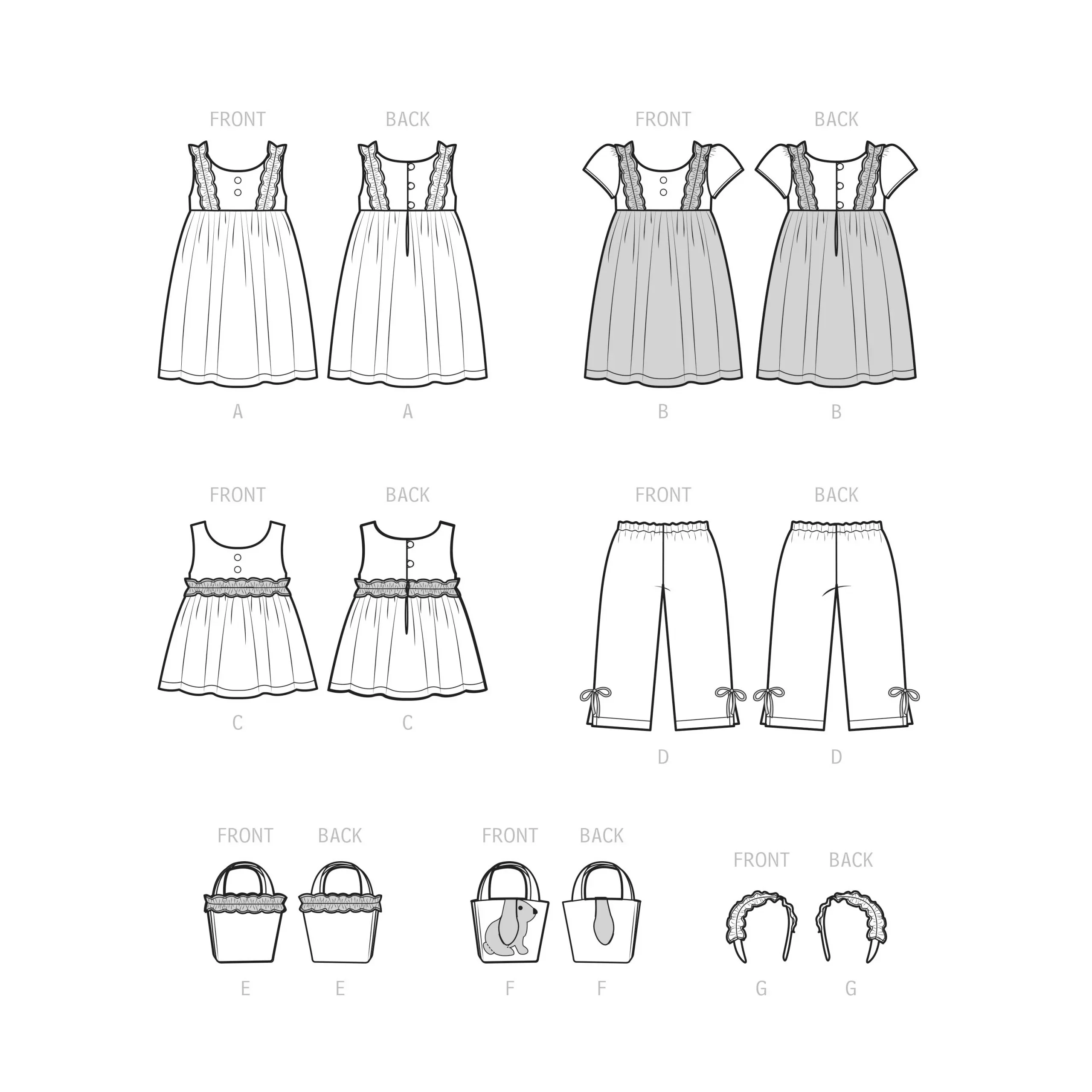 Simplicity Top, Dress and Trousers S9559 - Image 11