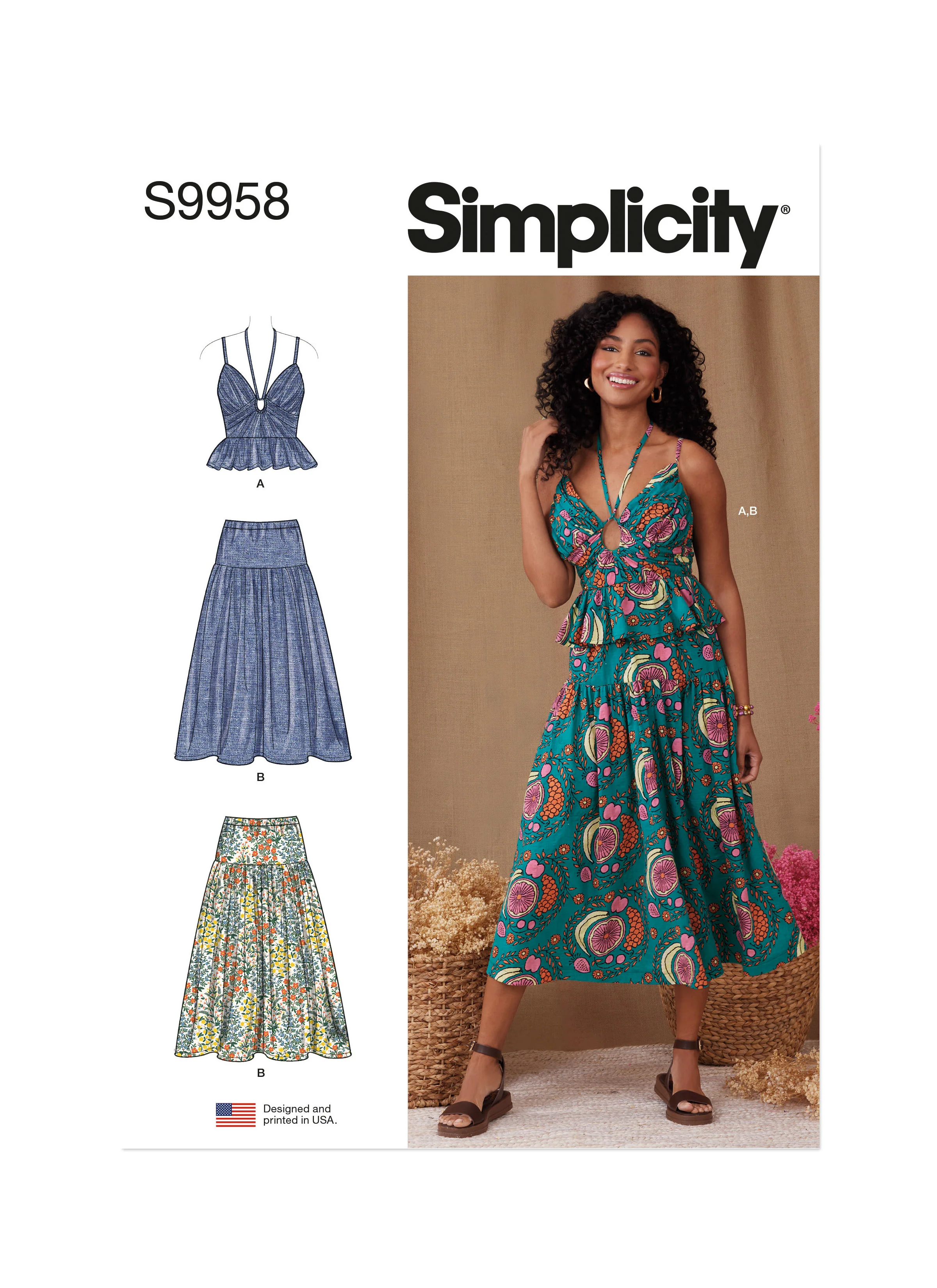 Simplicity Top & Skirt S9958 - Image 2