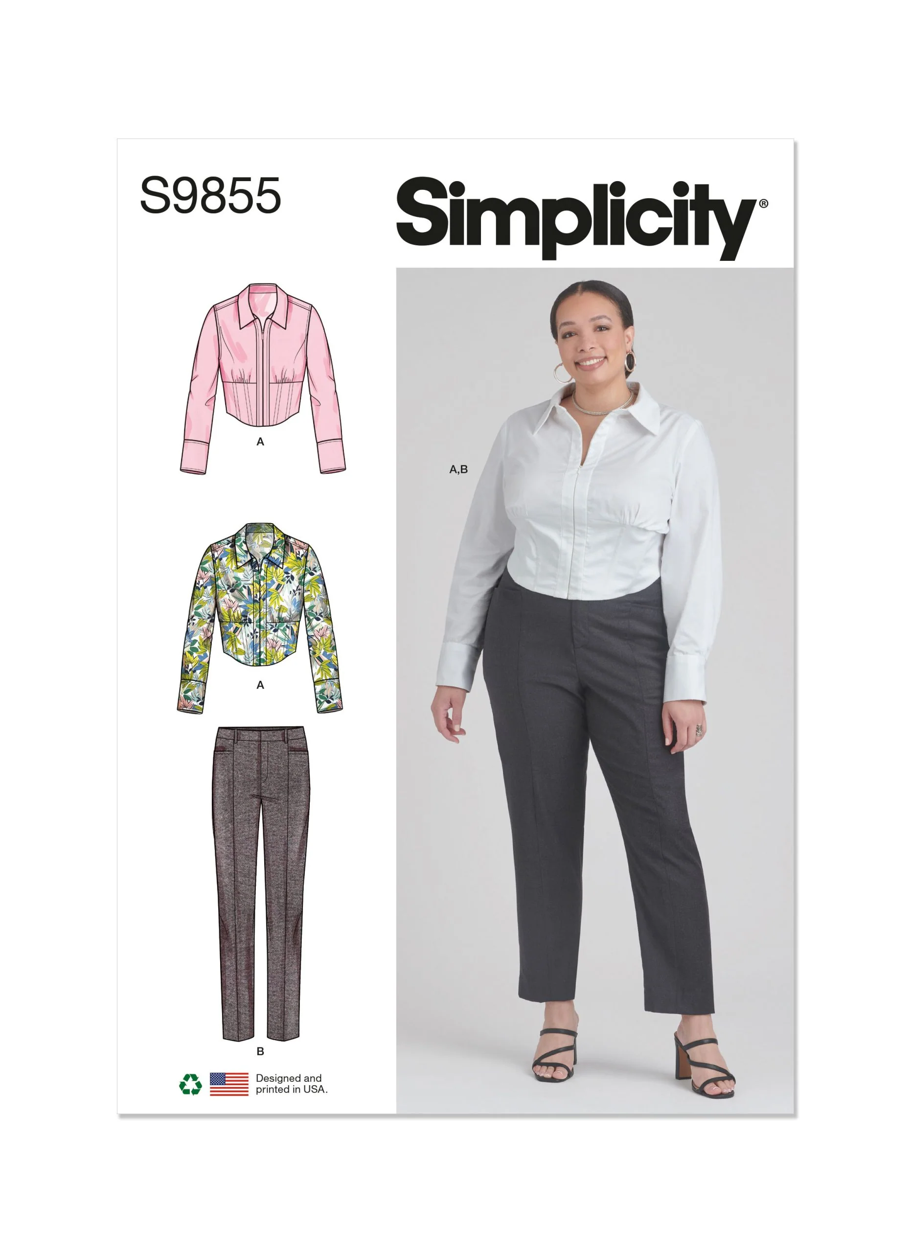 Simplicity Top & Trousers S9855 - Image 2