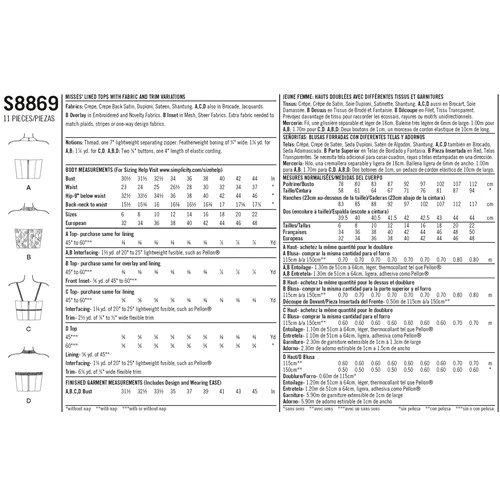 Simplicity Tops S8869 - Image 5