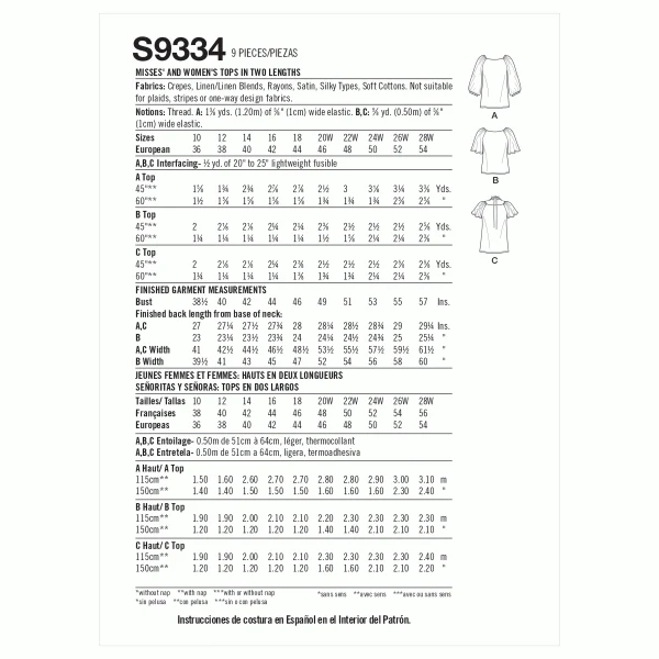 Simplicity Tops S9334 - Image 8