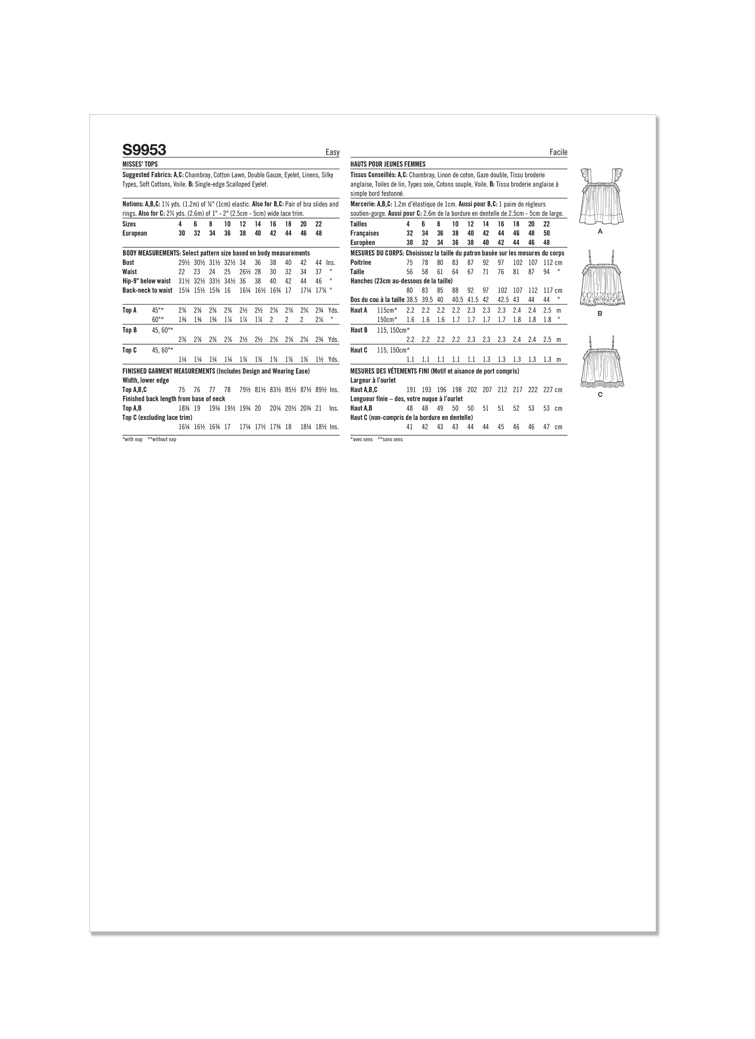 Simplicity Tops S9953 - Image 9