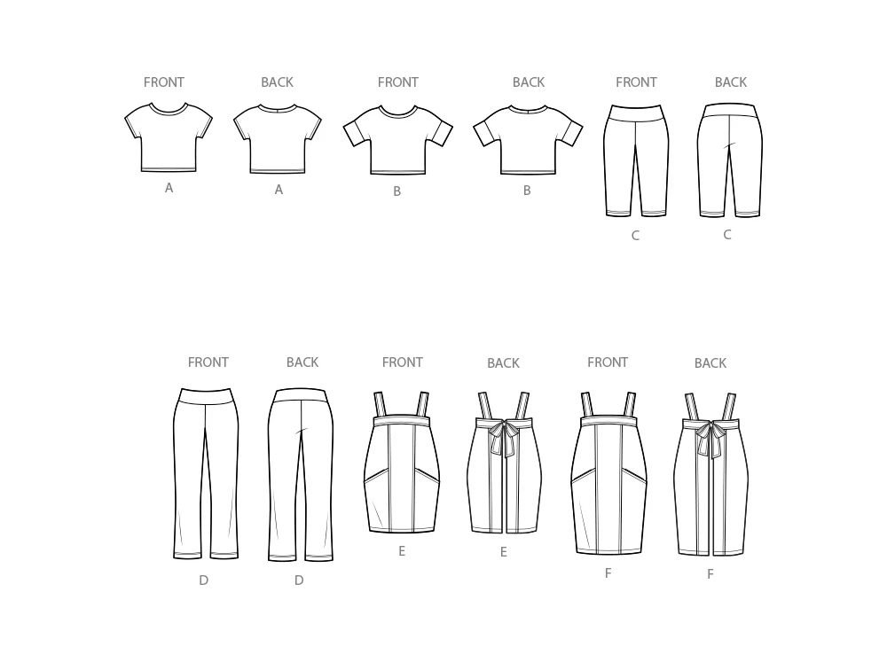 Simplicity Tops, Trousers and Apron Dresses S3088 - Image 11