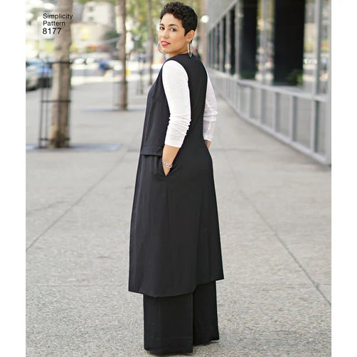 Simplicity Trouser, Coat, Vest and Top S8177 - Image 4