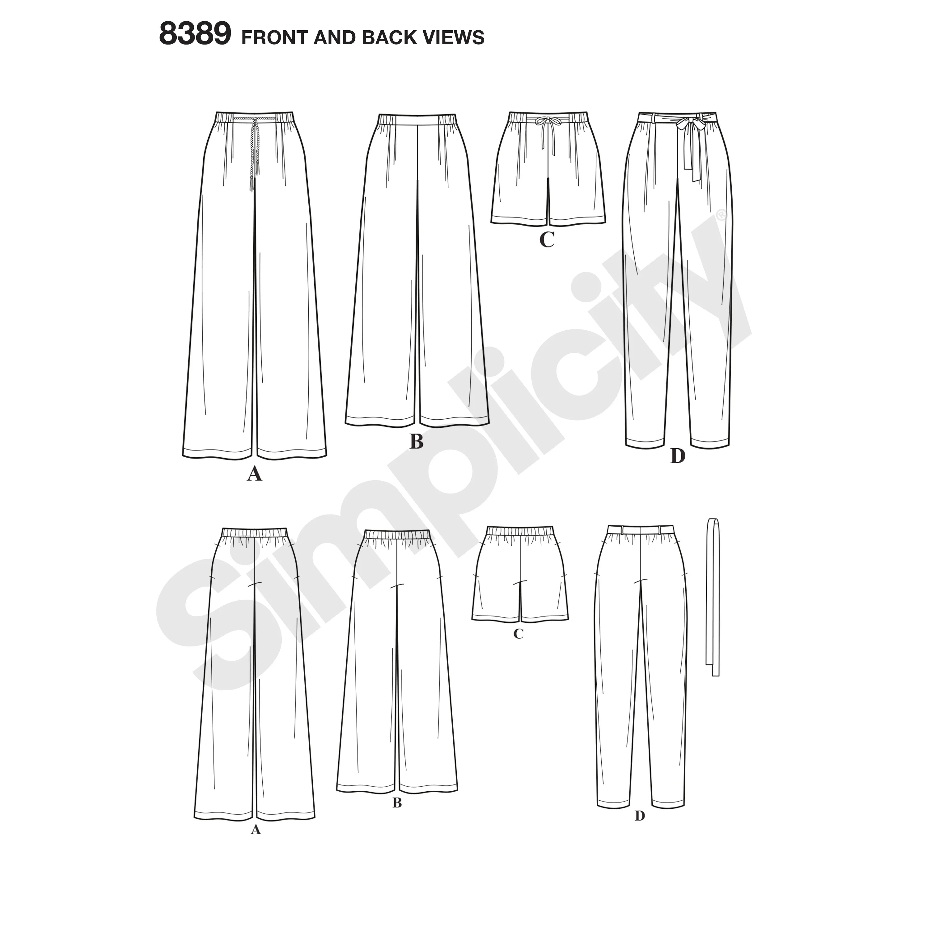 Simplicity Trousers and Shorts S8389 - Image 7