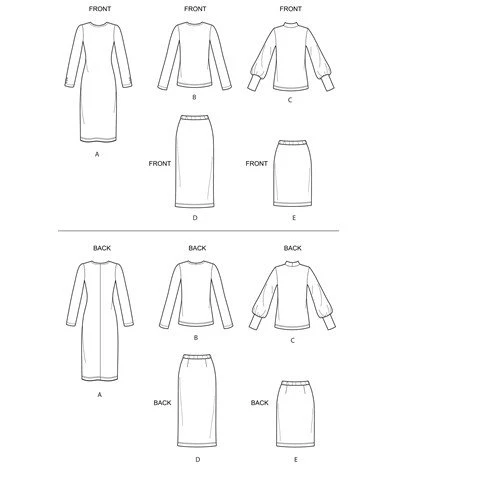 Simplicity Two Piece Sweater Dress S8982 - Image 8