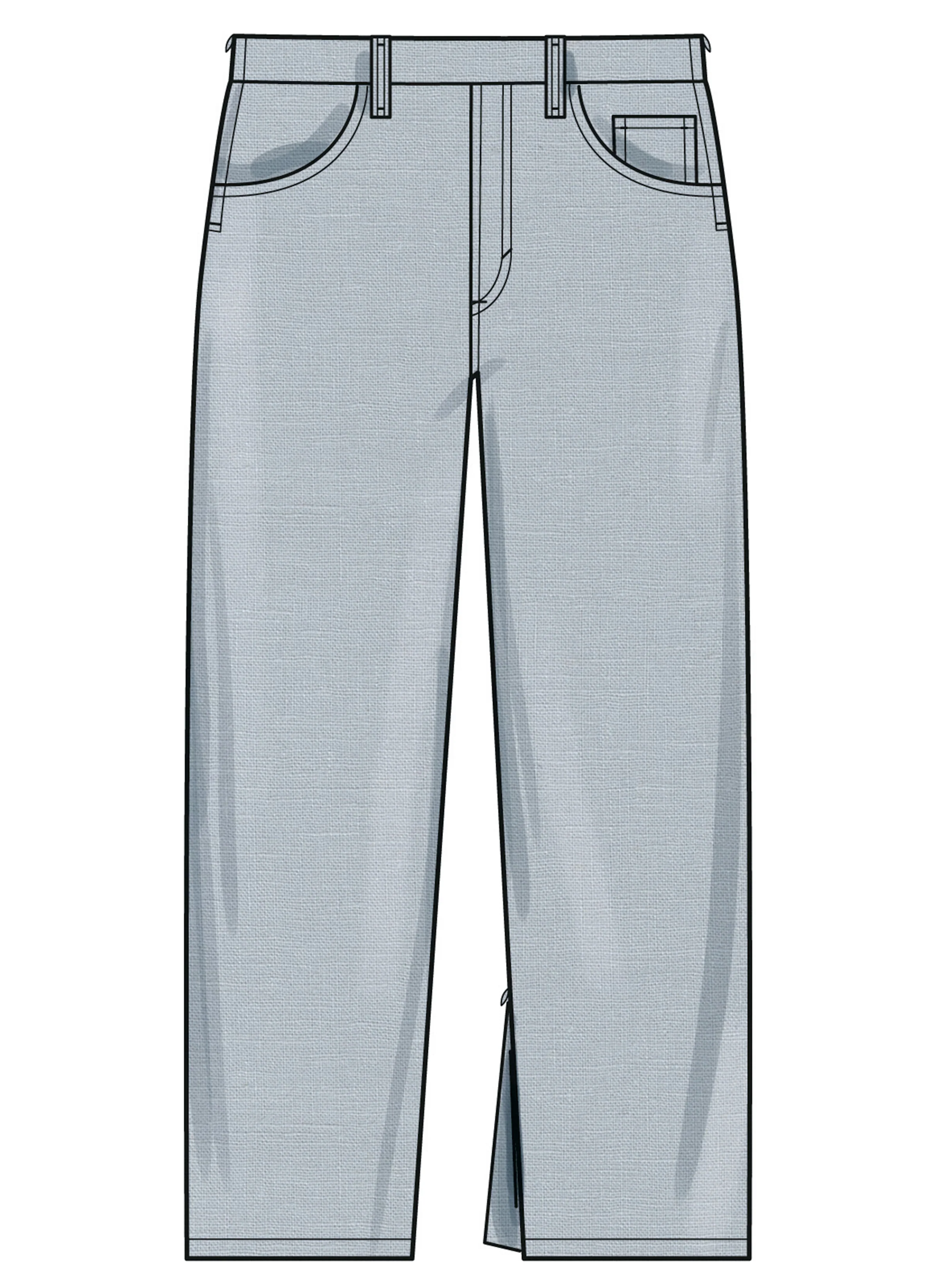 Simplicity Unisex Adaptive Jeans S3020 - Image 3