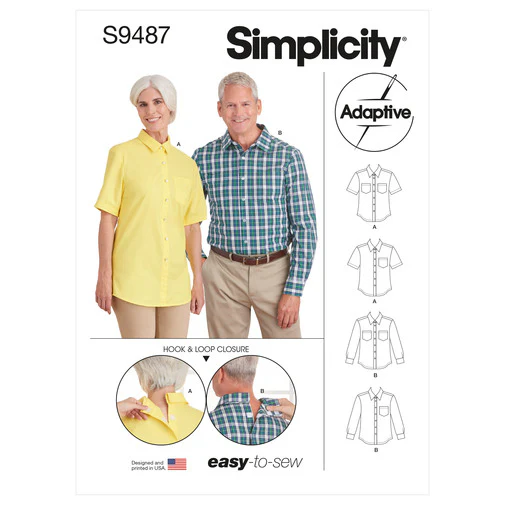 Simplicity Unisex Adaptive Shirt S9487 - Image 3