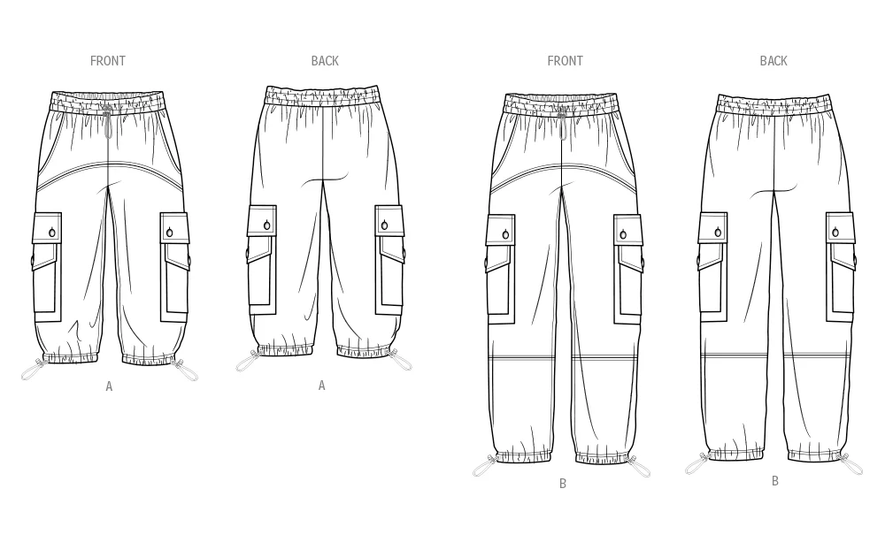 Simplicity Unisex Cargo Trousers S9959 - Image 7