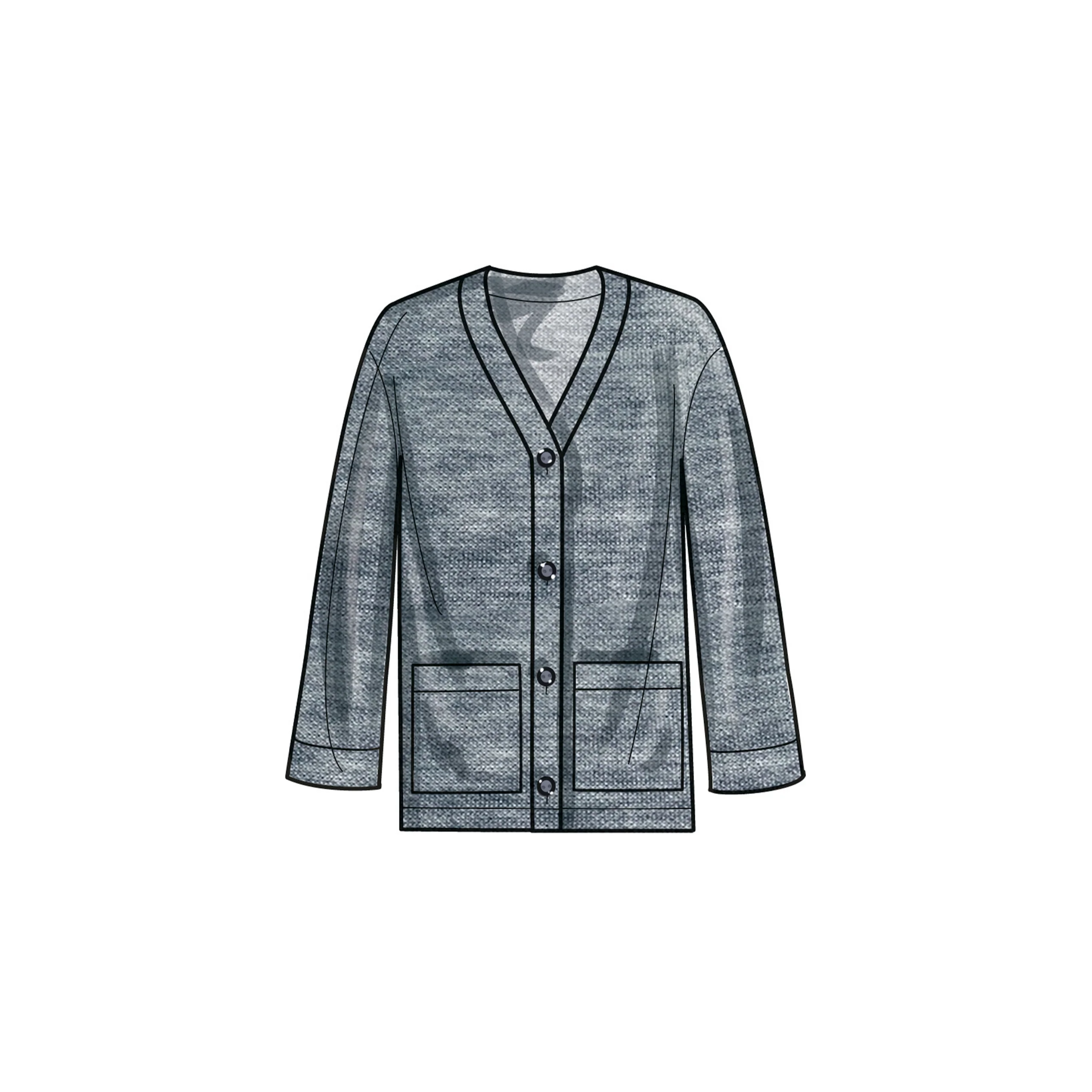 Simplicity Unisex/Child Lounge Shirt, Cardigan, Shorts and Joggers S9691 - Image 3