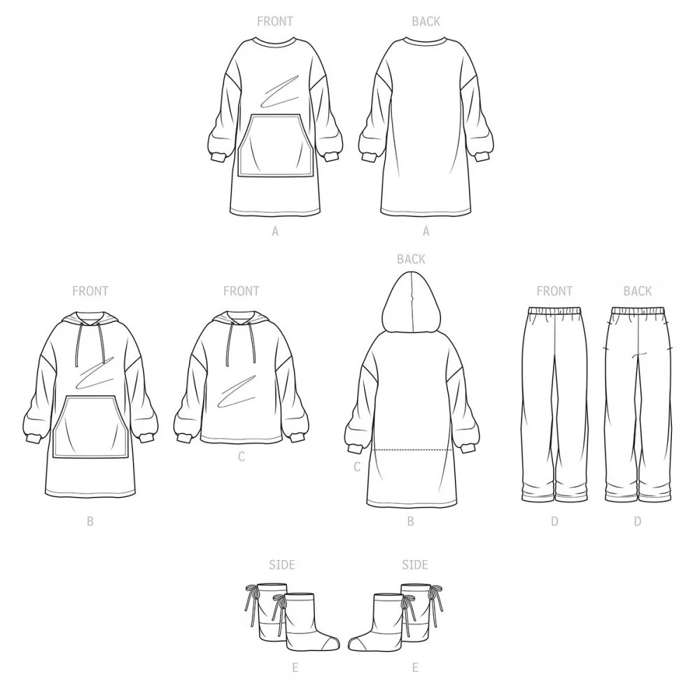Simplicity Unisex Hoodies and Trousers S9456 - Image 13