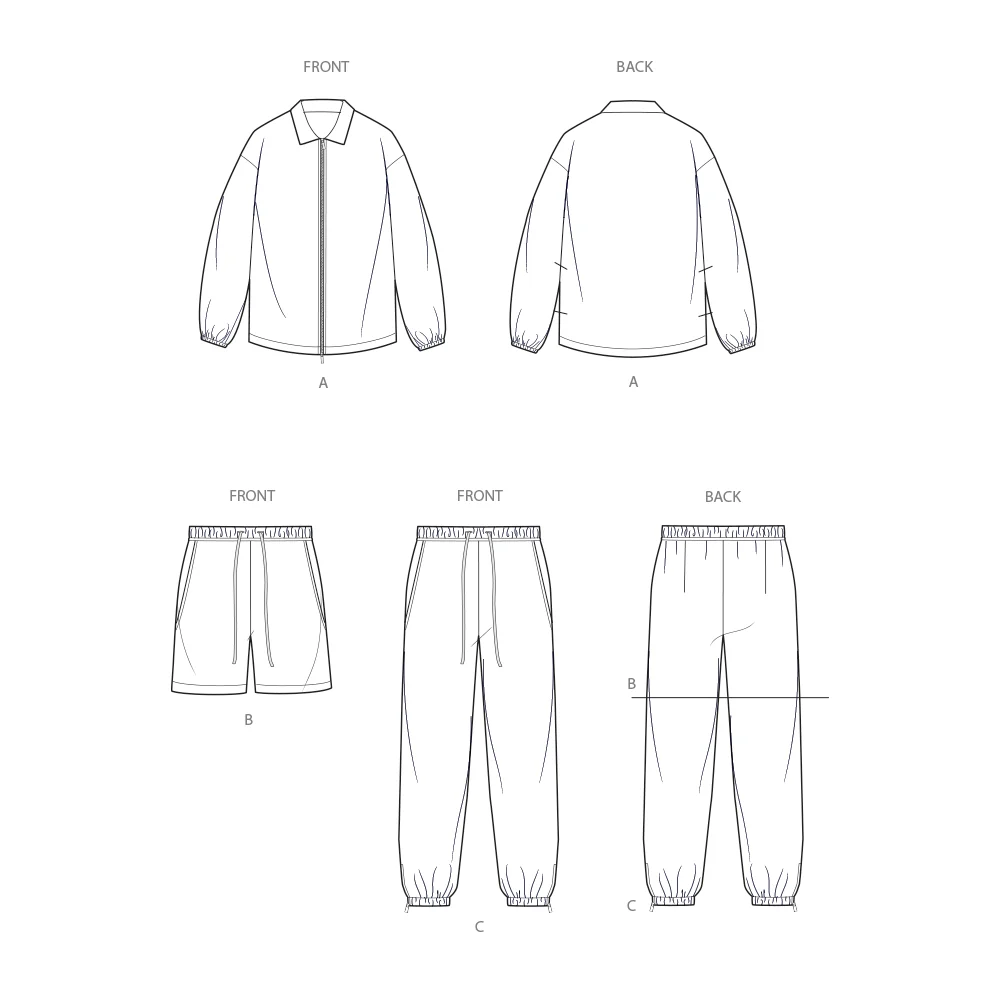 Simplicity Unisex Jacket, Shorts and Trousers S3111 - Image 11