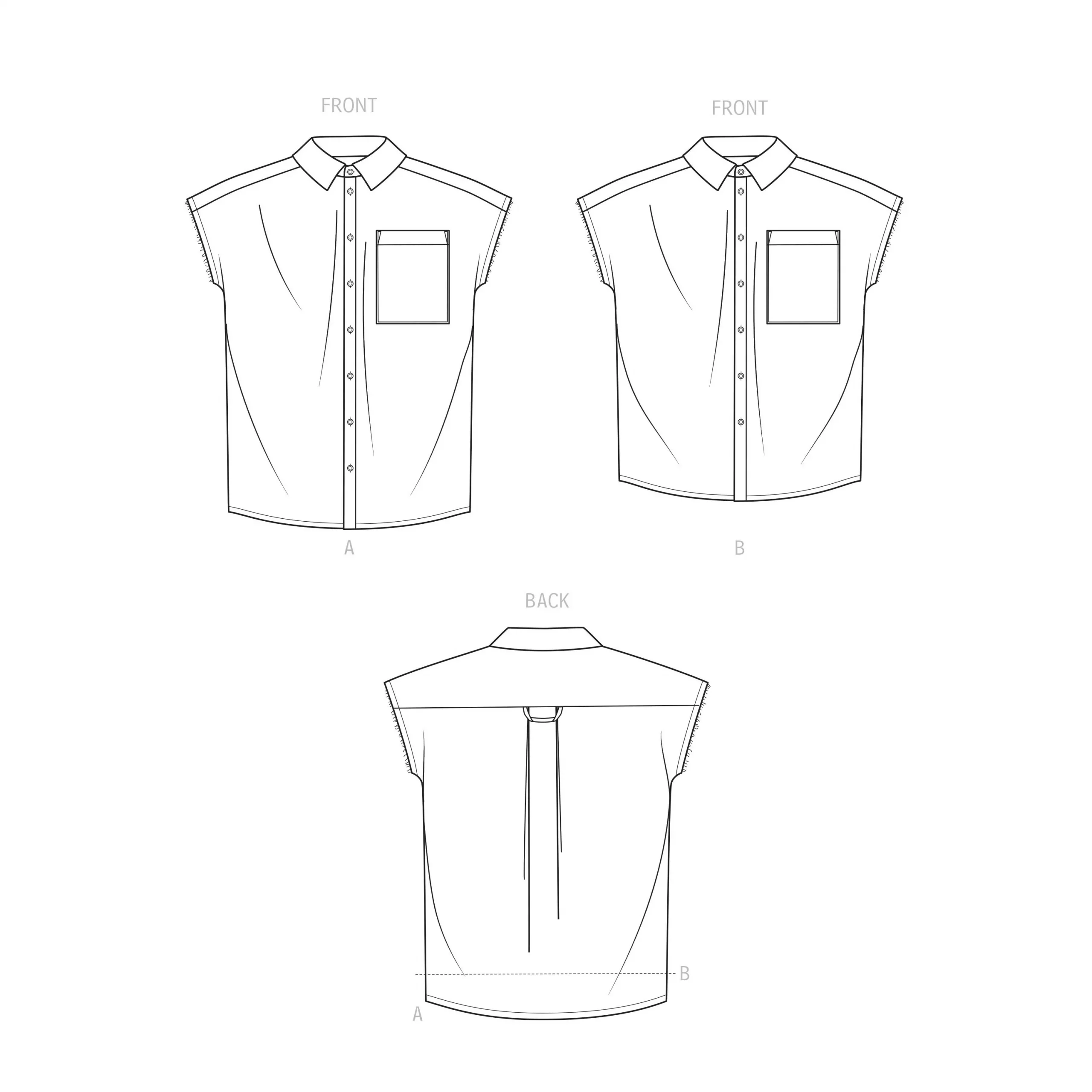 Simplicity Unisex Shirt S9554 - Image 6