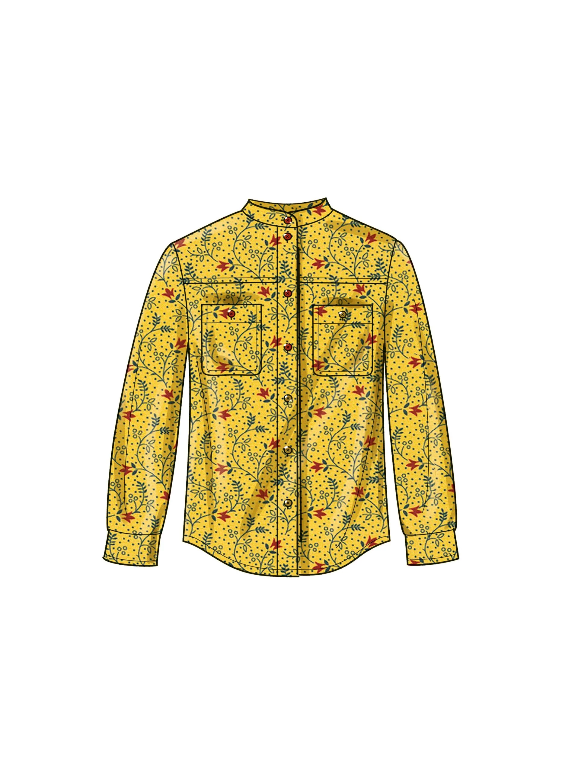 Simplicity Unisex Shirts S9858 - Image 7