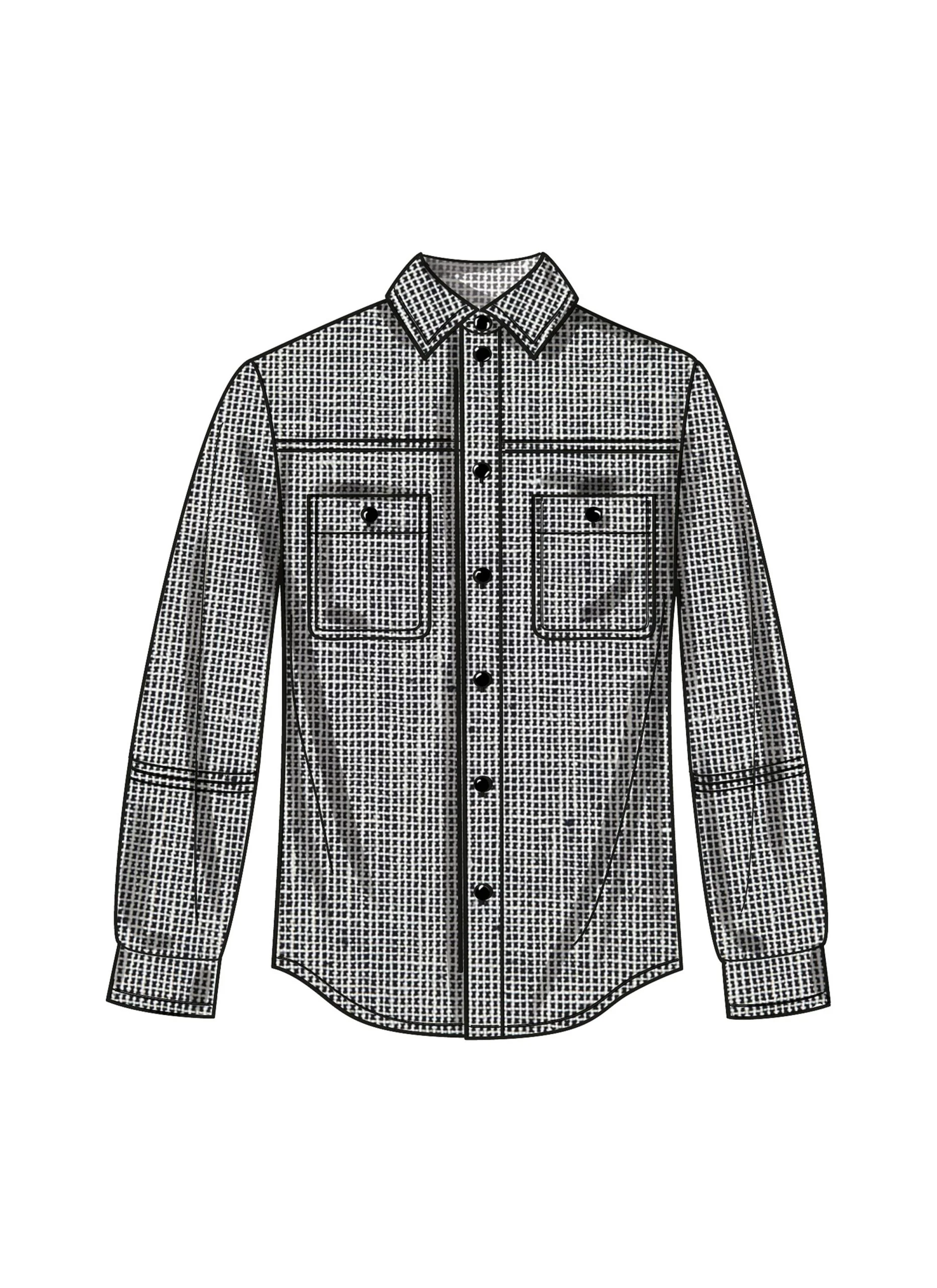 Simplicity Unisex Shirts S9858 - Image 8