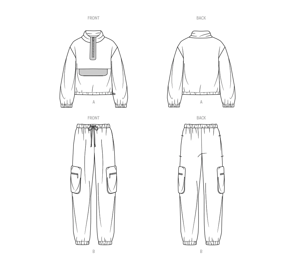 Simplicity Unisex Sweatshirt & Pants S9828 - Image 9
