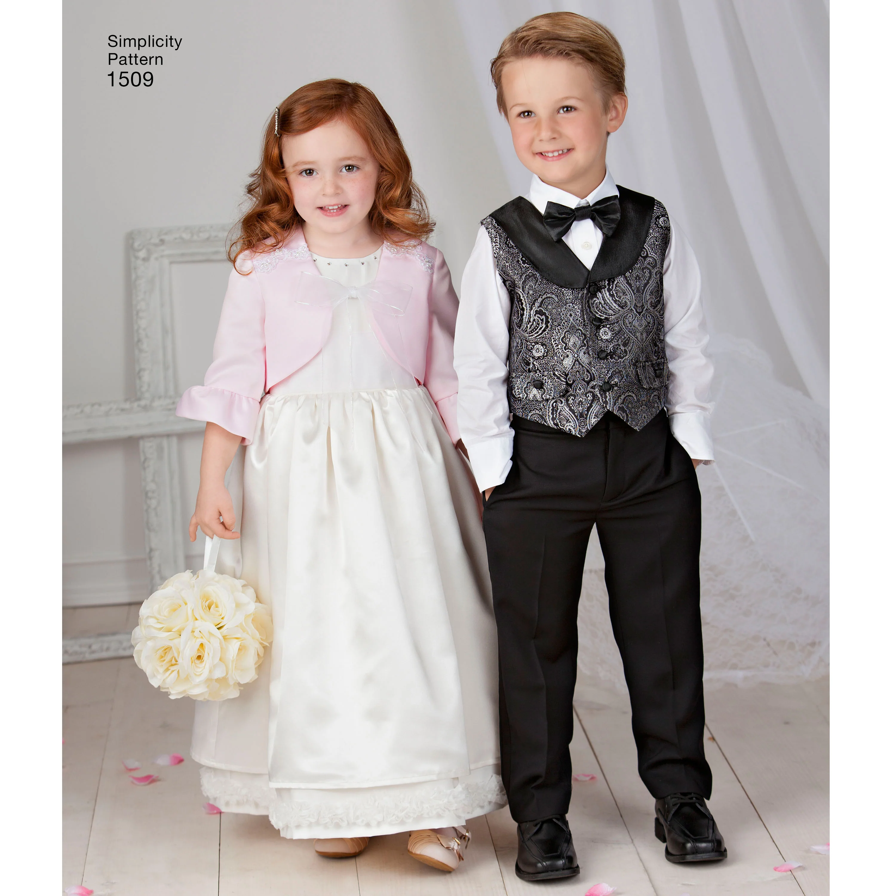 Simplicity Vest, Bolero and Bow Tie S1509 - Image 3