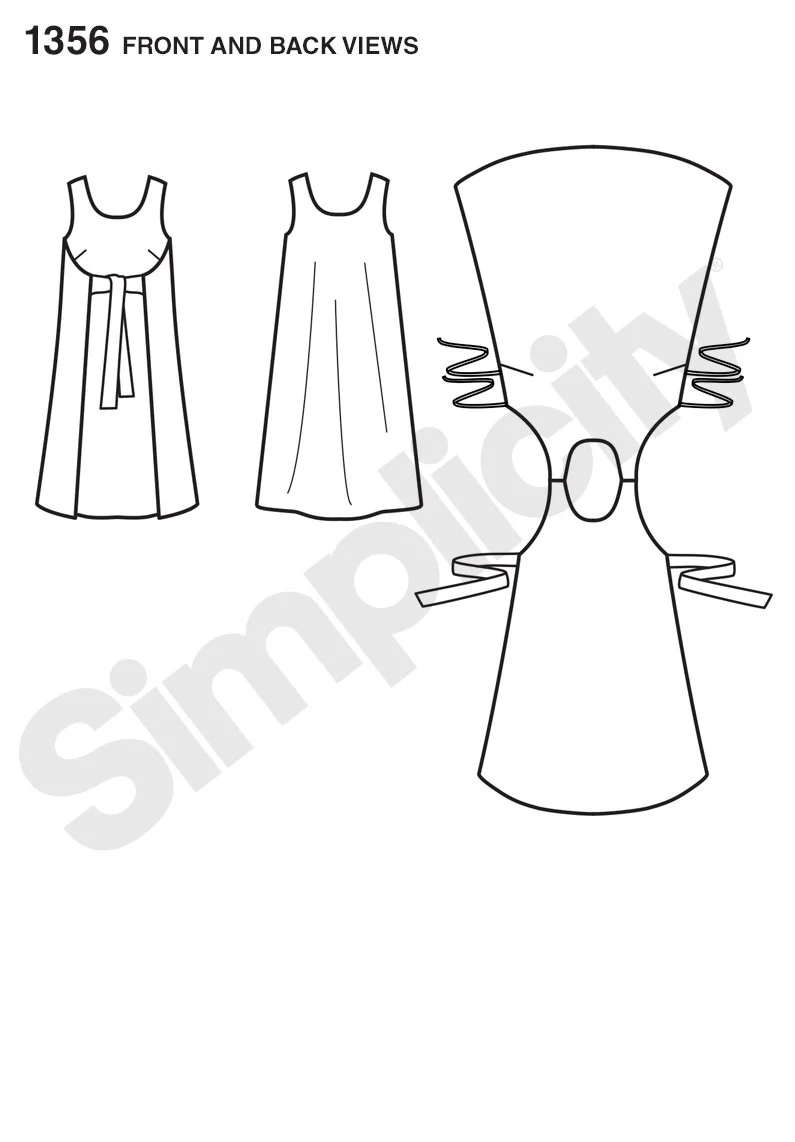 Simplicity Vintage 1970's Wrap Dress S1356 - Image 5