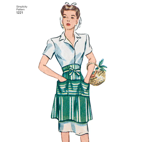 Simplicity Vintage Aprons S1221 - Image 3