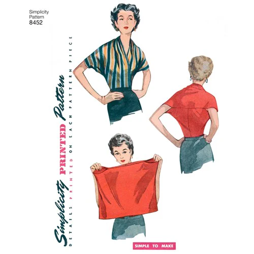 Simplicity Vintage Blouse S8452 - Image 3